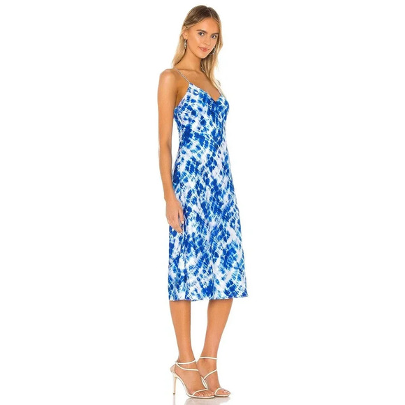 Cami NYC The Raven Slip Dress Shibori Size L - Picture 2 of 8